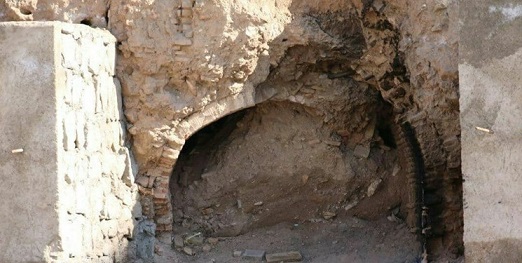 بقایای خانه قاجاری در مقبره الشعرای تبریز نمایان شد بقایای خانه قاجاری در مقبره الشعرای تبریز نمایان شد