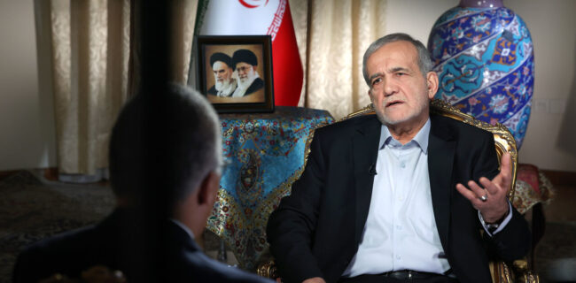 پزشکیان در گفت وگو با شبکه آمریکایی: امیدوارم ریاست‌جمهوری ترامپ به صلح و نه جنگ منجر شود