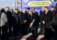 کلنگ‌زنی طرح کیفی‌سازی محصولات سنگین پالایشگاه تبریز با حضور وزیر دفاع